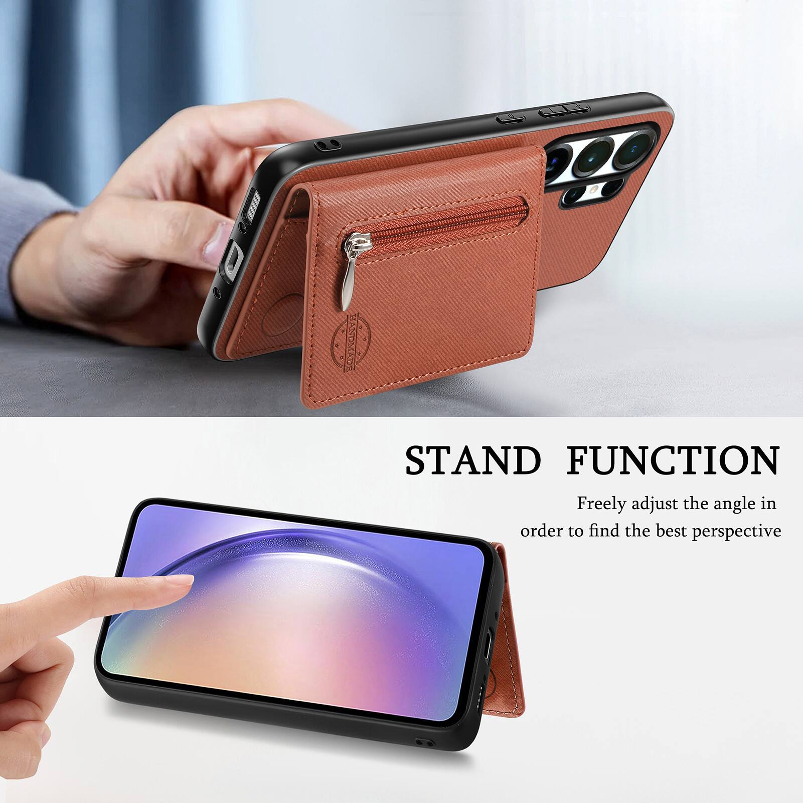 STAND FUNCTION  
Freely adjust the angle in order to find the best perspective