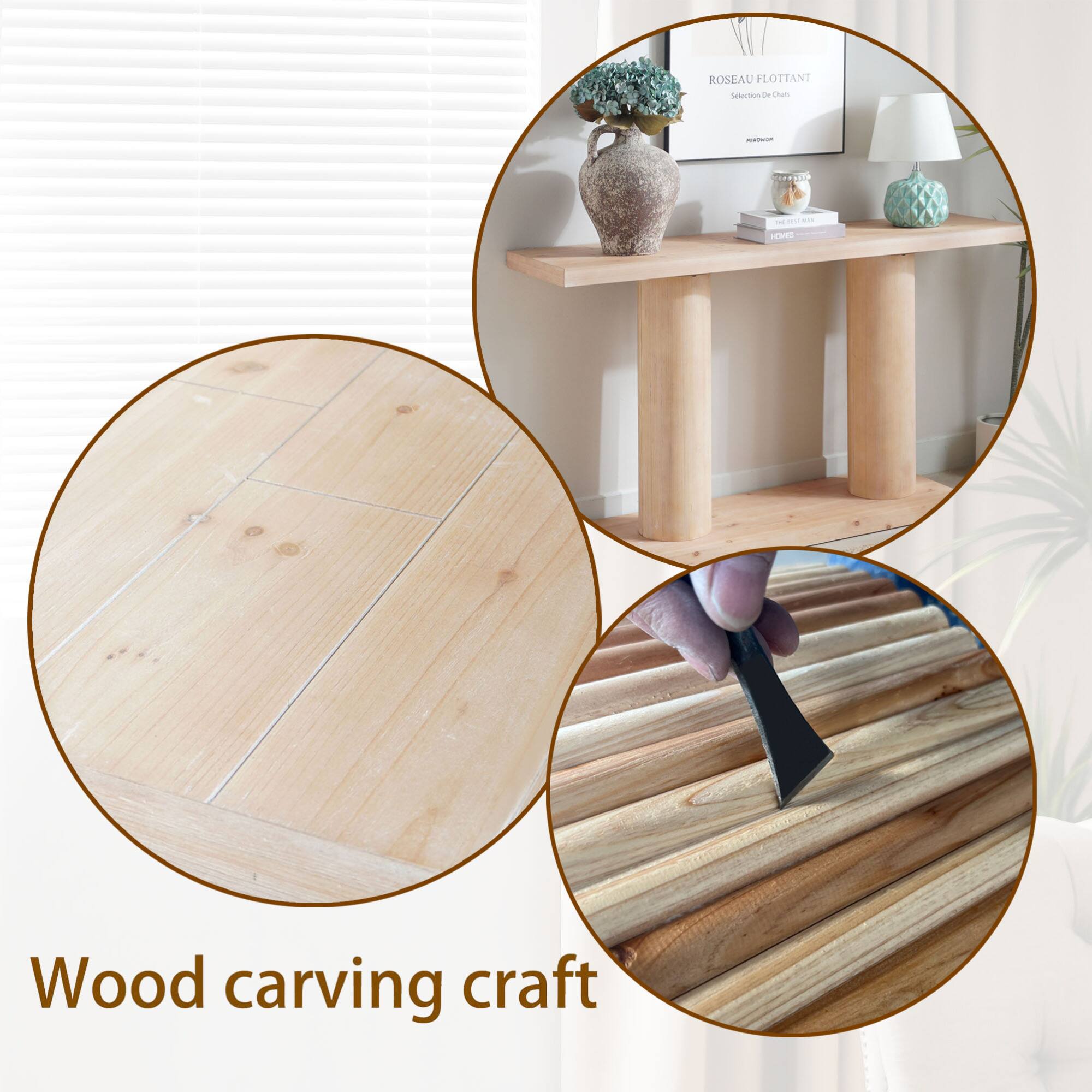 ROSEAU FLOTTANT  
Sélection De Chêne  

Wood carving craft