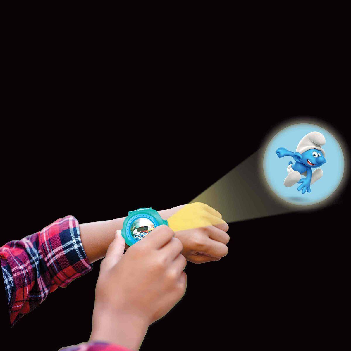 Alt View 6. Lexibook - Smurfs Digital Projection Watch with 20 Images to Project - BLUE.