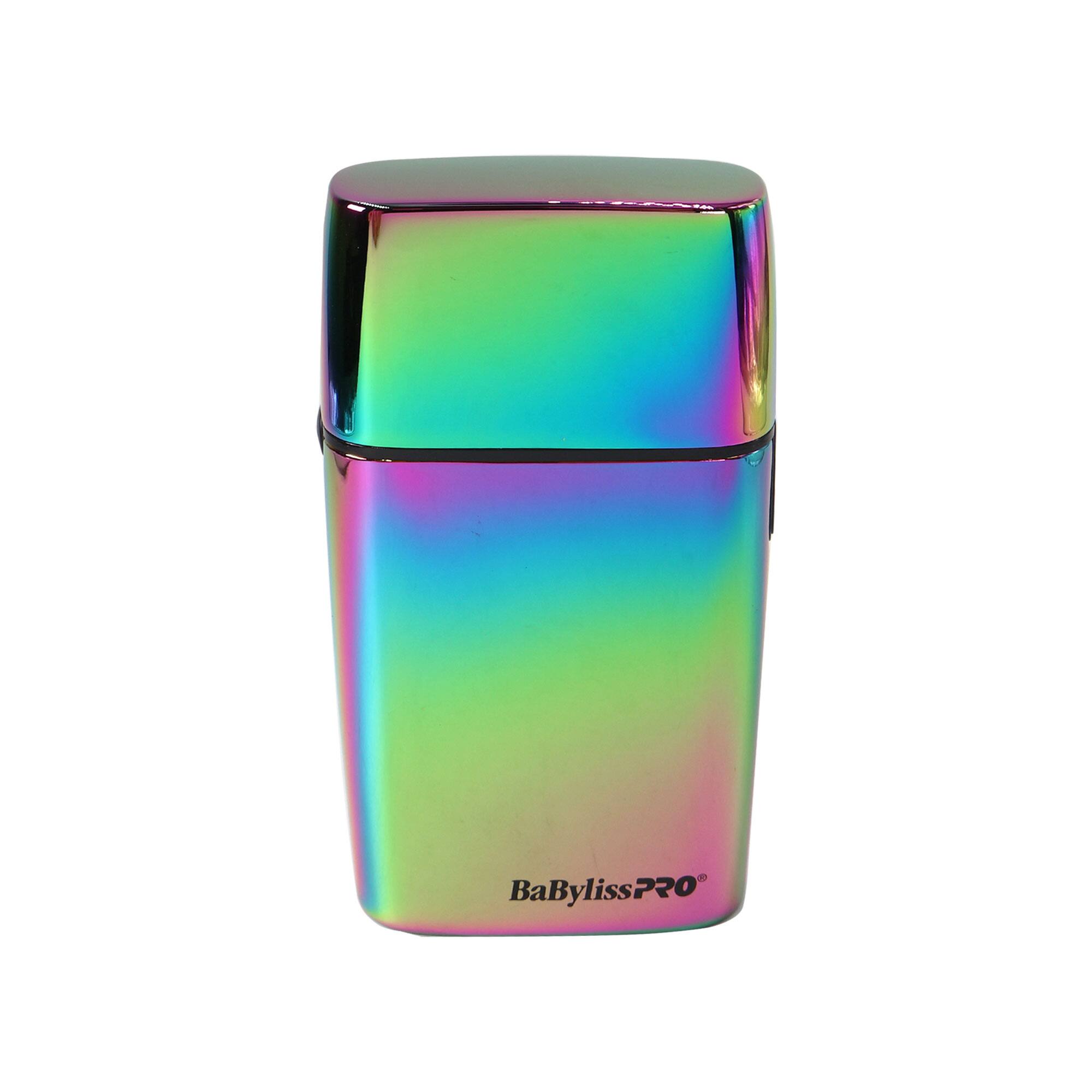 Left. Babyliss - BaByliss Pro LIMITEDFX Collection Limited Edition Trimmer and Double Foil Shaver Irredescent #FXDUOFS2TRB - Irredescent.