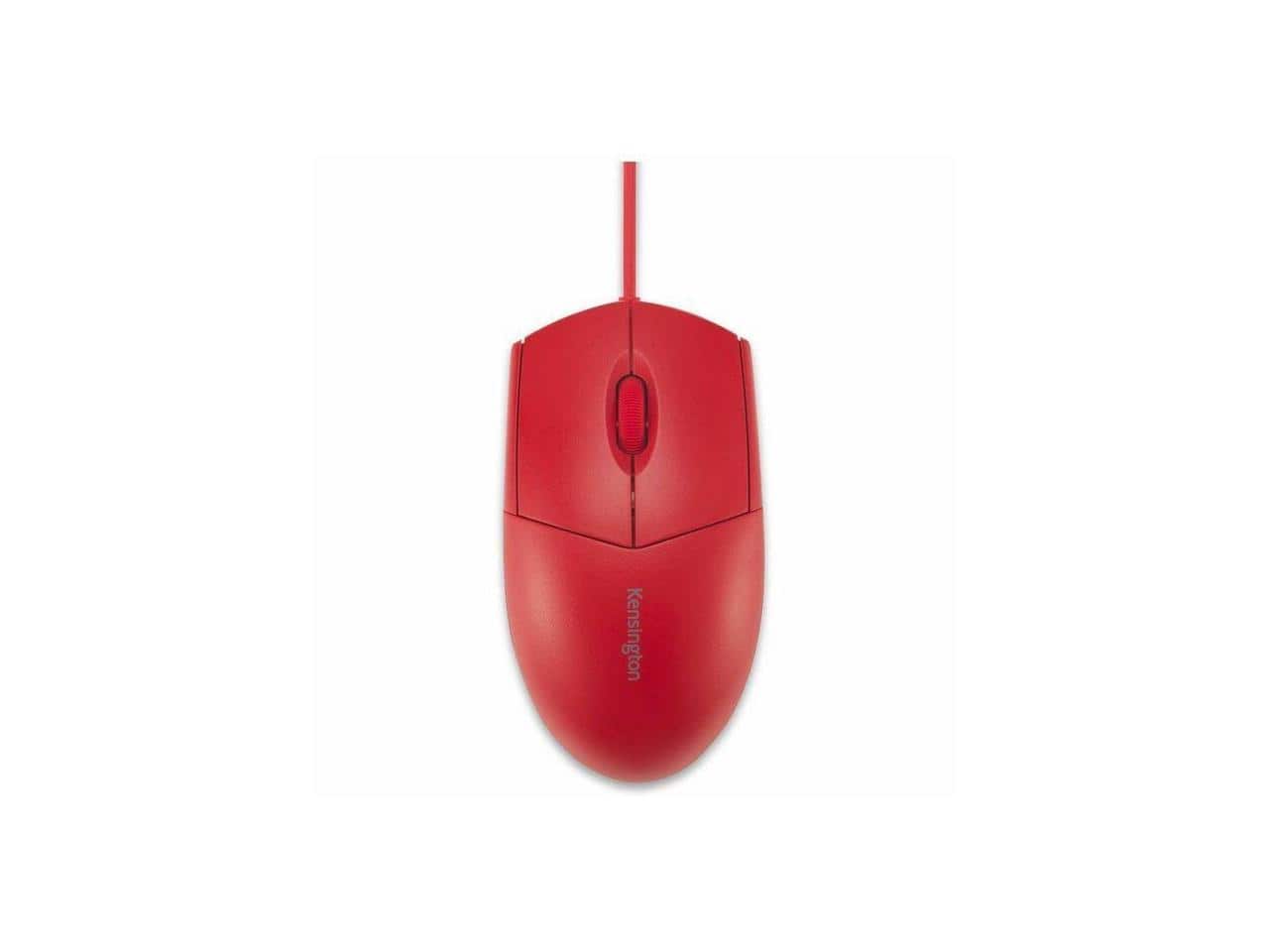 Kensington - Pro Fit Wired Mouse - USB, 1600 dpi, 3 Buttons - Wired - Red