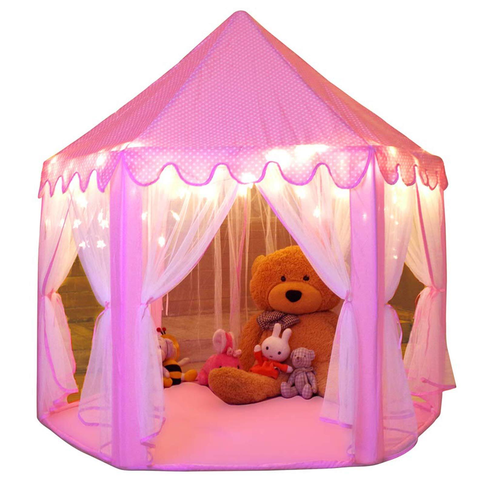 01 Pink Tent with Little Star Lights