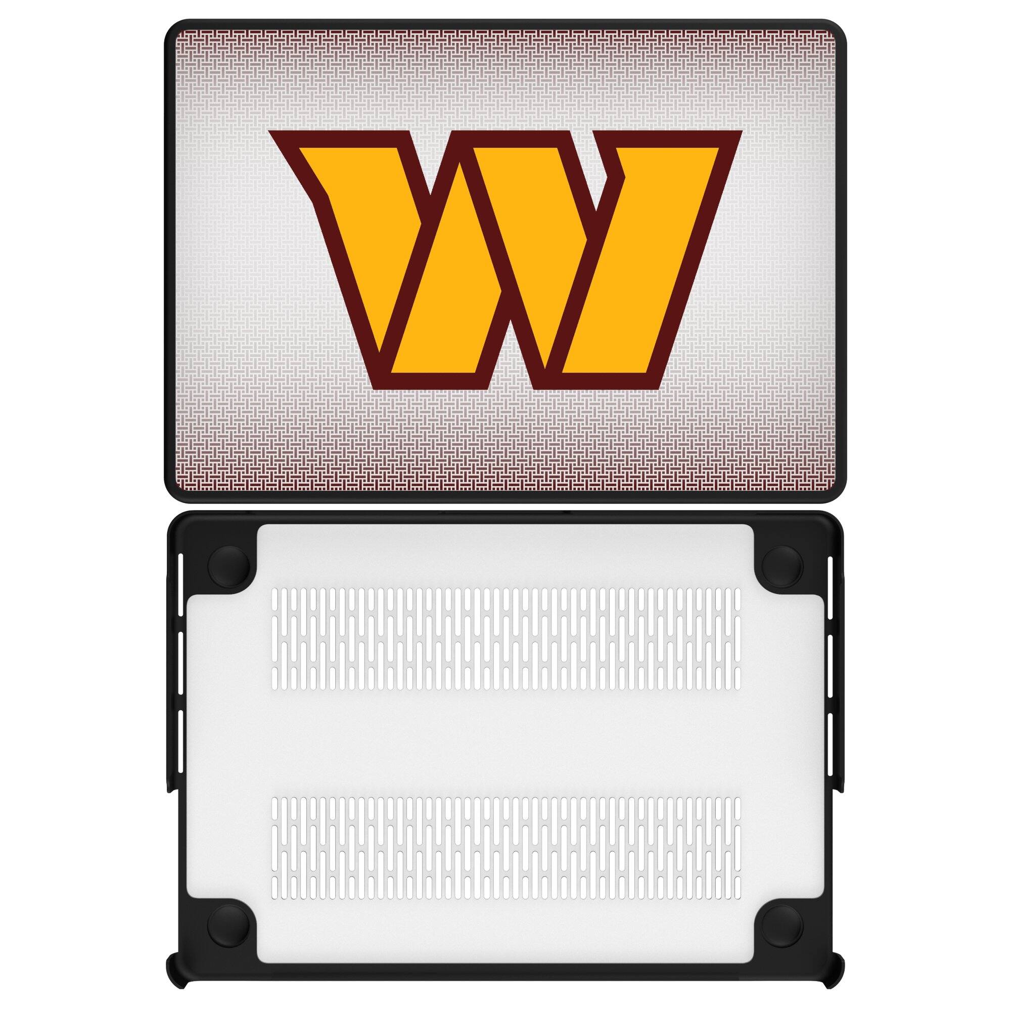 Front. Keyscaper - Washington Commanders Linen MacBook Case - Pro 14 in - Multicolor.