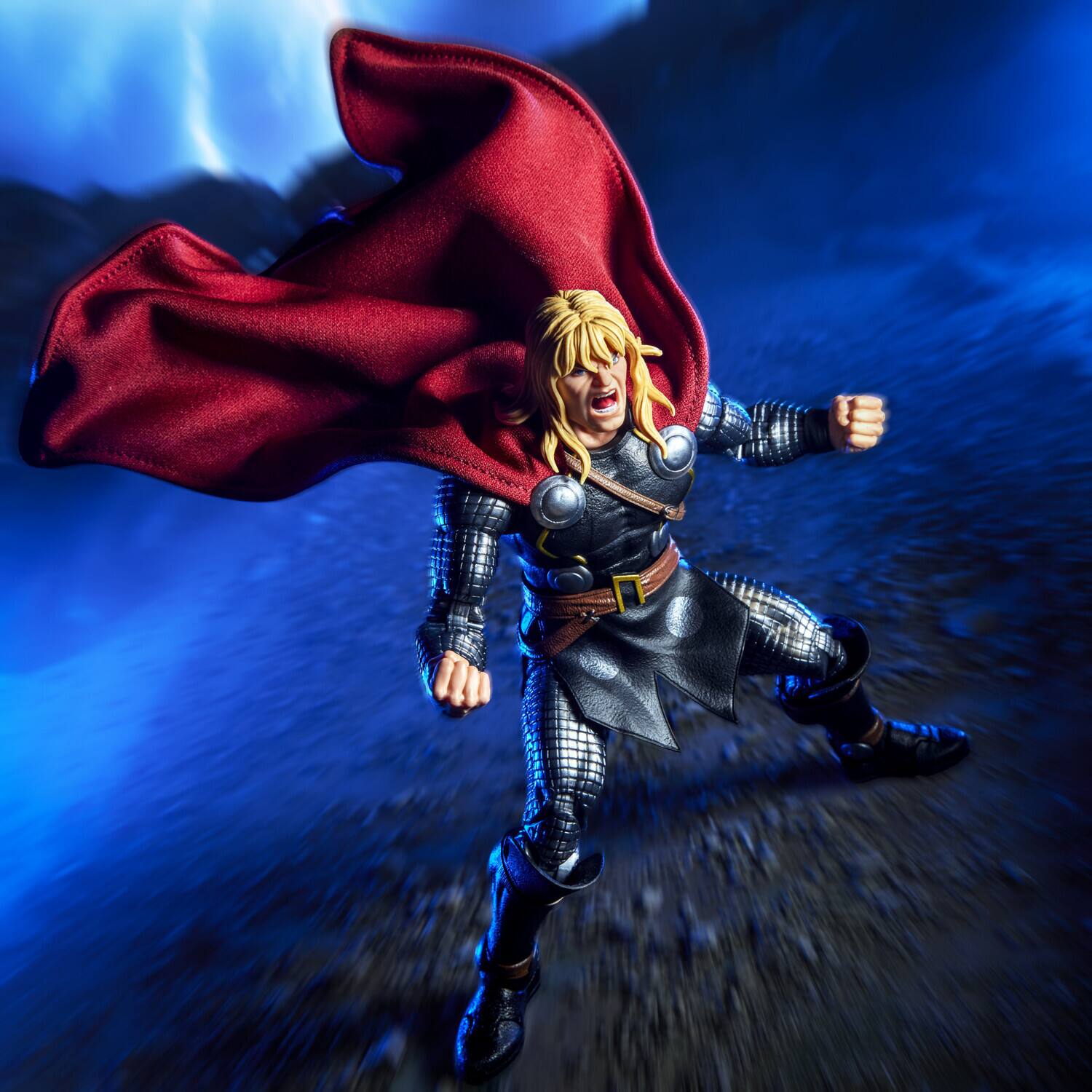 Alt View 2. Hasbro - Thor - Marvel Legends: Maximum Series - Thor Action Figure   - COLLECTIBLES - Multicolor.