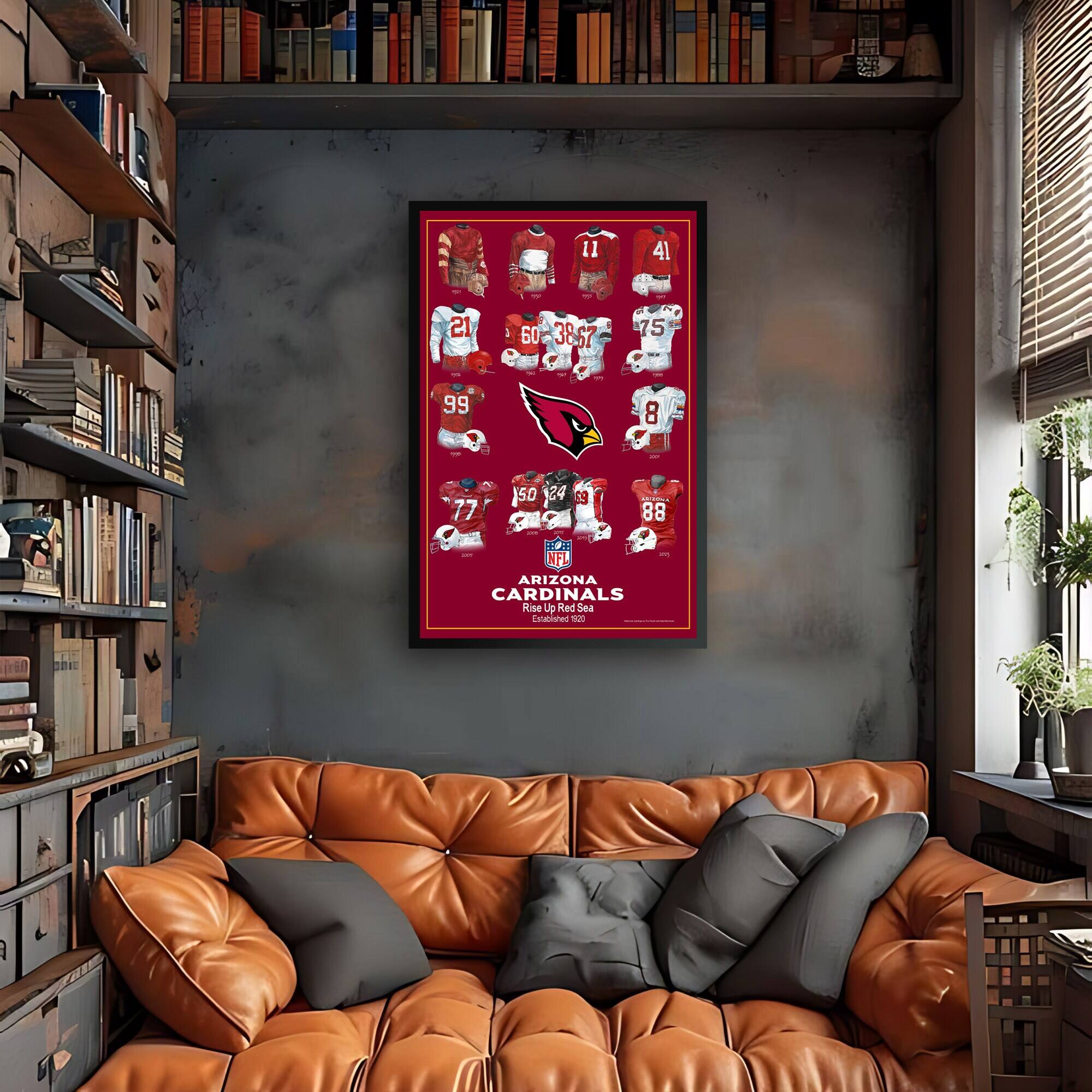 11 41 21 60 38.67 75 99 8 77 24 $9 88 1: - NFL ARIZONA CARDINALS Knse Up Red Sea Ealaiinhed 1 Ii0 a

NFL ARIZONA CARDINALS
Established 1960

ARIZONA
CARRIED
Rise Up