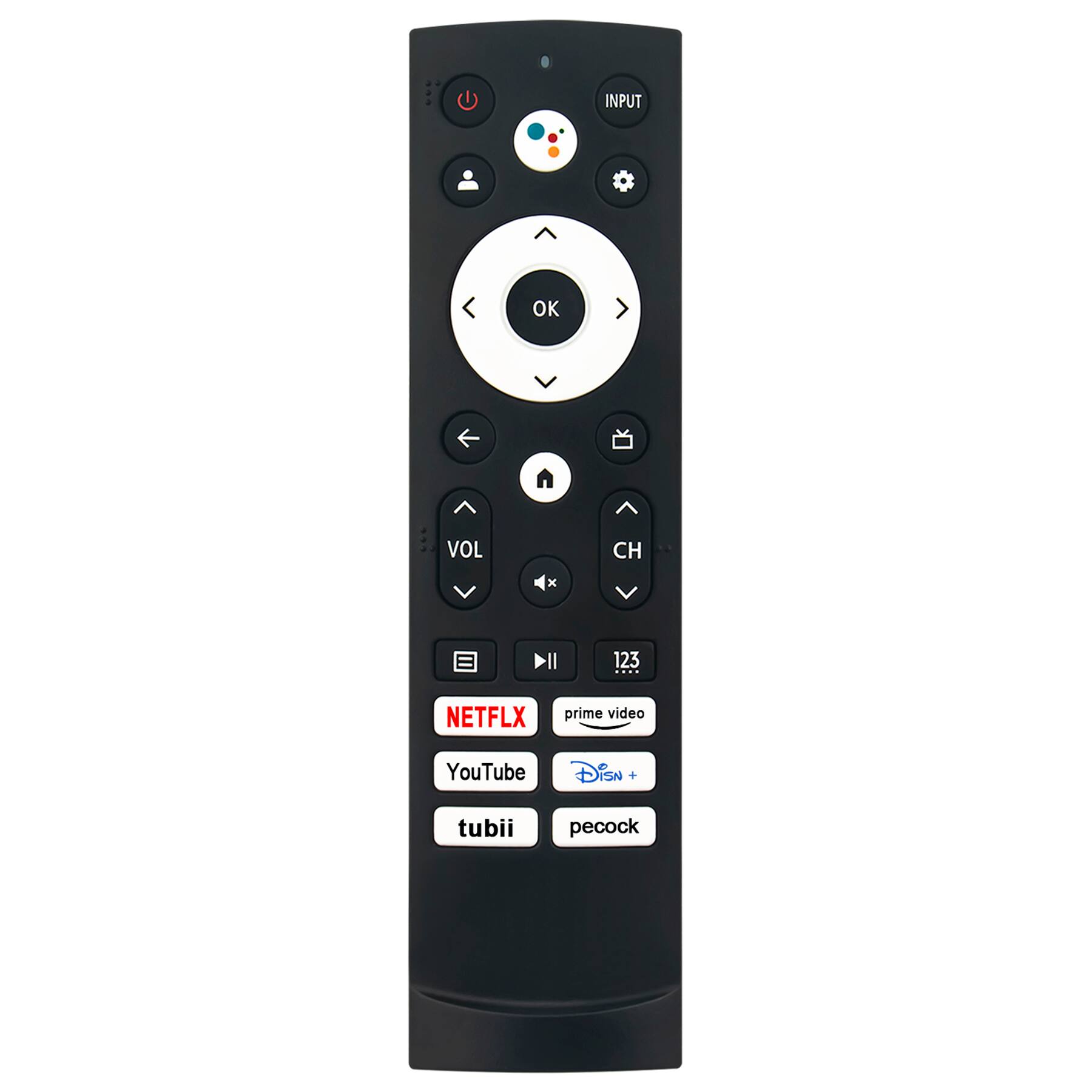 ALLIMITY - ERF3M90H Replacement Remote, Fit for Hisense 4K Smart TV 43A6H 43A65H 43A68H 50A65H 50A68H 50A6H 55A6H 65A6H 75A6H - Black
