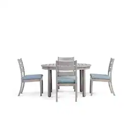 Yardbird® - Eden 5 Piece Round Dining Set - Mist