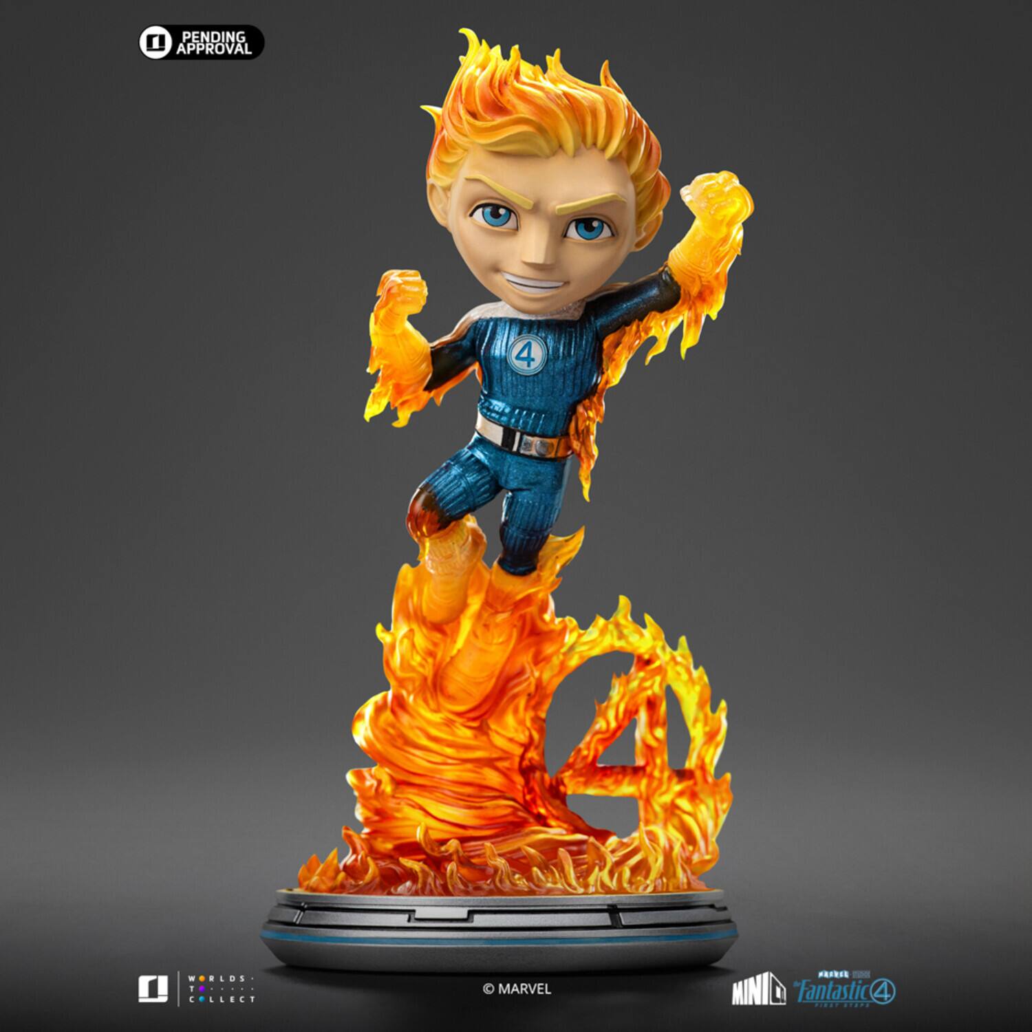 Iron Studios Fantastic Four: First Steps MiniCo Metallic 4 Pack