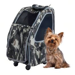Petique - Pet Carrier, Dog Carrier for Small Size Pets, 5-in-1 Ventilated Carrier Bag for Cats & Dogs