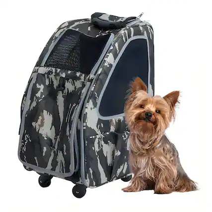 Front. Petique - Petique Pet Carrier, Dog Carrier for Small Size Pets, 5-in-1 Ventilated Carrier Bag for Cats & Dogs.