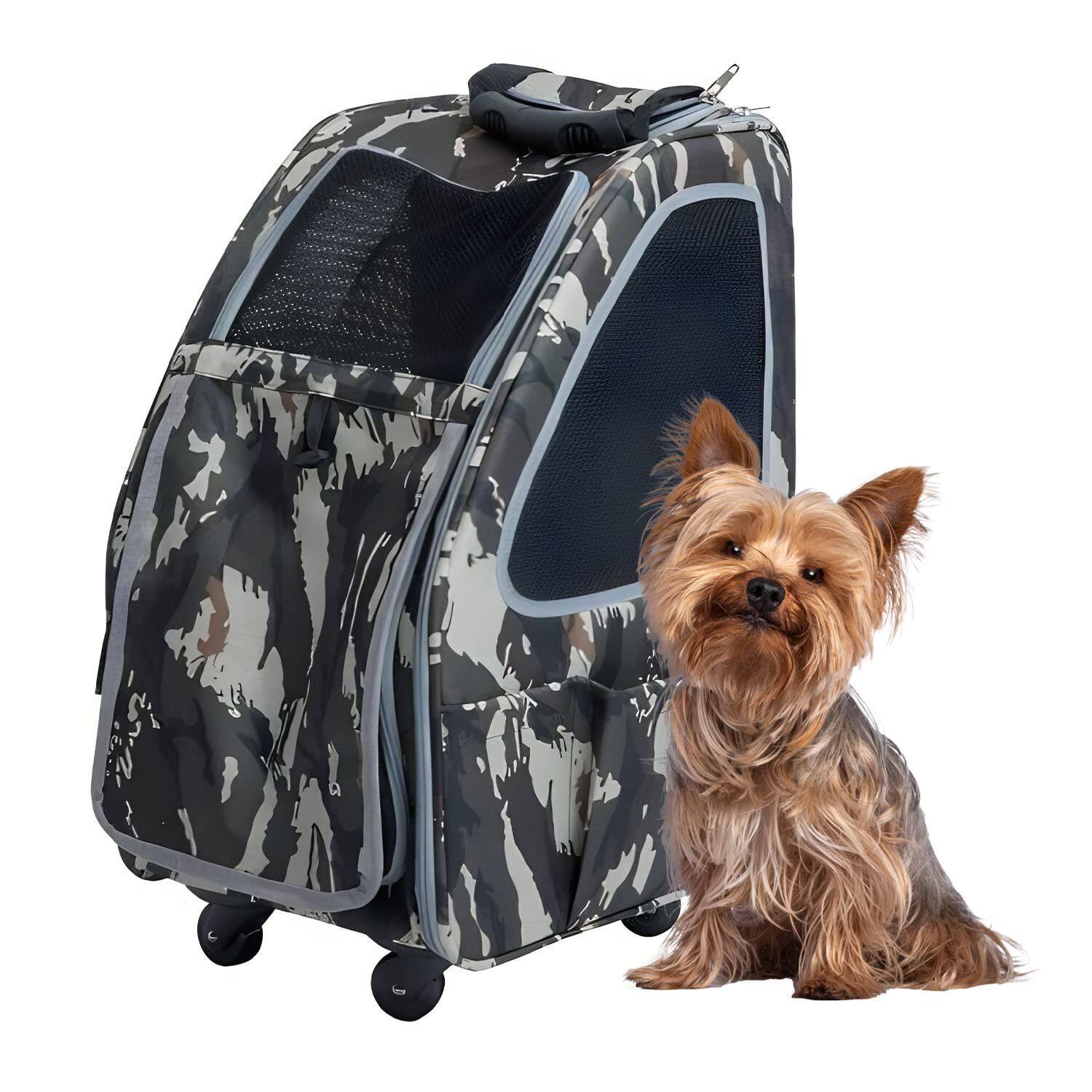 Front. Petique - Petique Pet Carrier, Dog Carrier for Small Size Pets, 5-in-1 Ventilated Carrier Bag for Cats & Dogs.