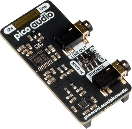 line headphone audio 12s pico 095 LINEOUT OUT LO NENANA 100A 9CT LINE LOGAIN AIN PCM5 e8 B B AQKOG4 E HIGAIN K71 HI 'PHONES BLD P8908 pimoroni.com/picoaudio PAM