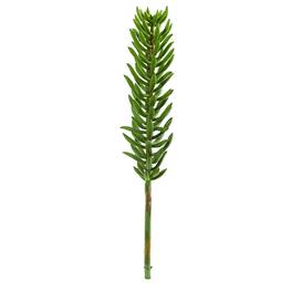 BreeBe - 20" Succulent Spray Artificial Plant (Set of 6) - Green