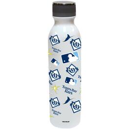 The Memory Company - Tampa Bay Rays 22oz. Powder-Coated Full Wrap Water Bottle - Multicolor