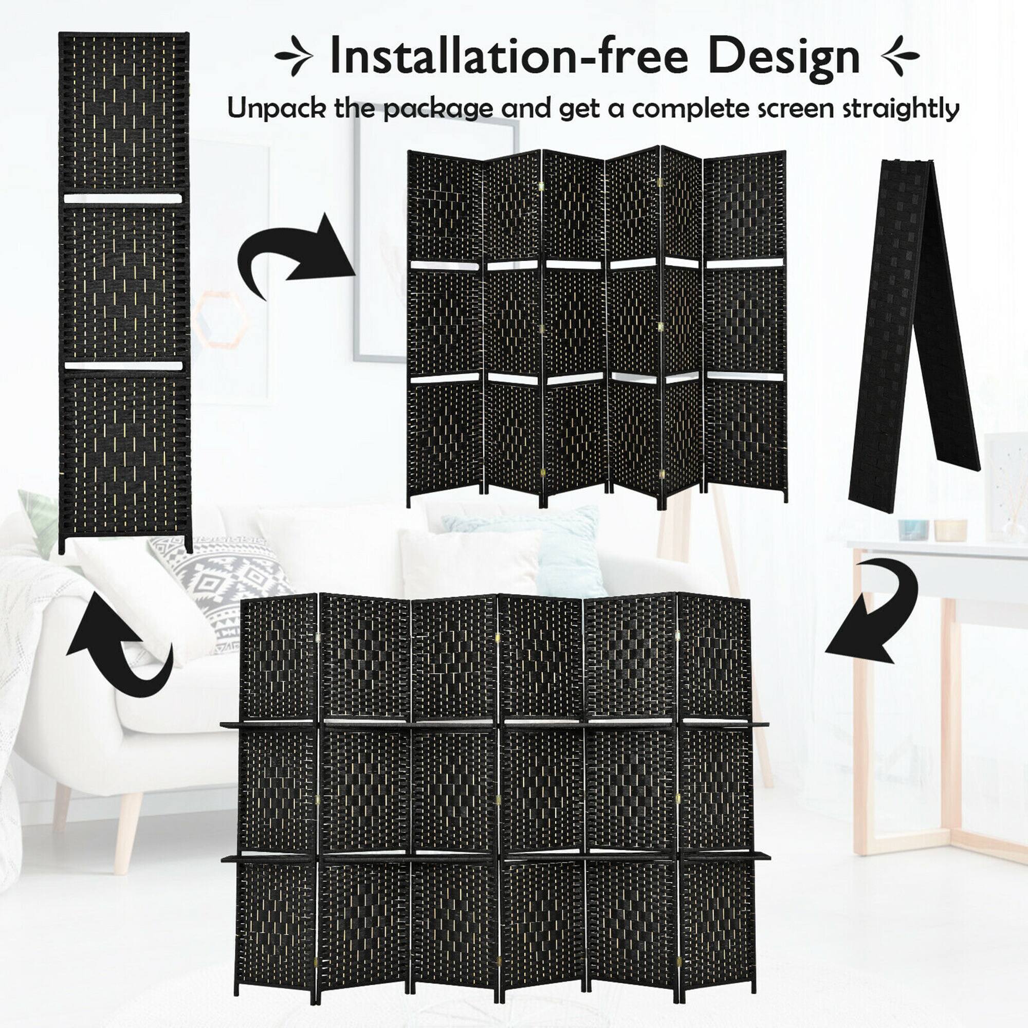Installation-free Design  
Unpack the package and get a complete screen straightly