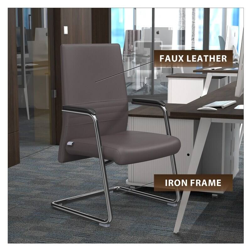 FAUX LEATHER  
IRON FRAME