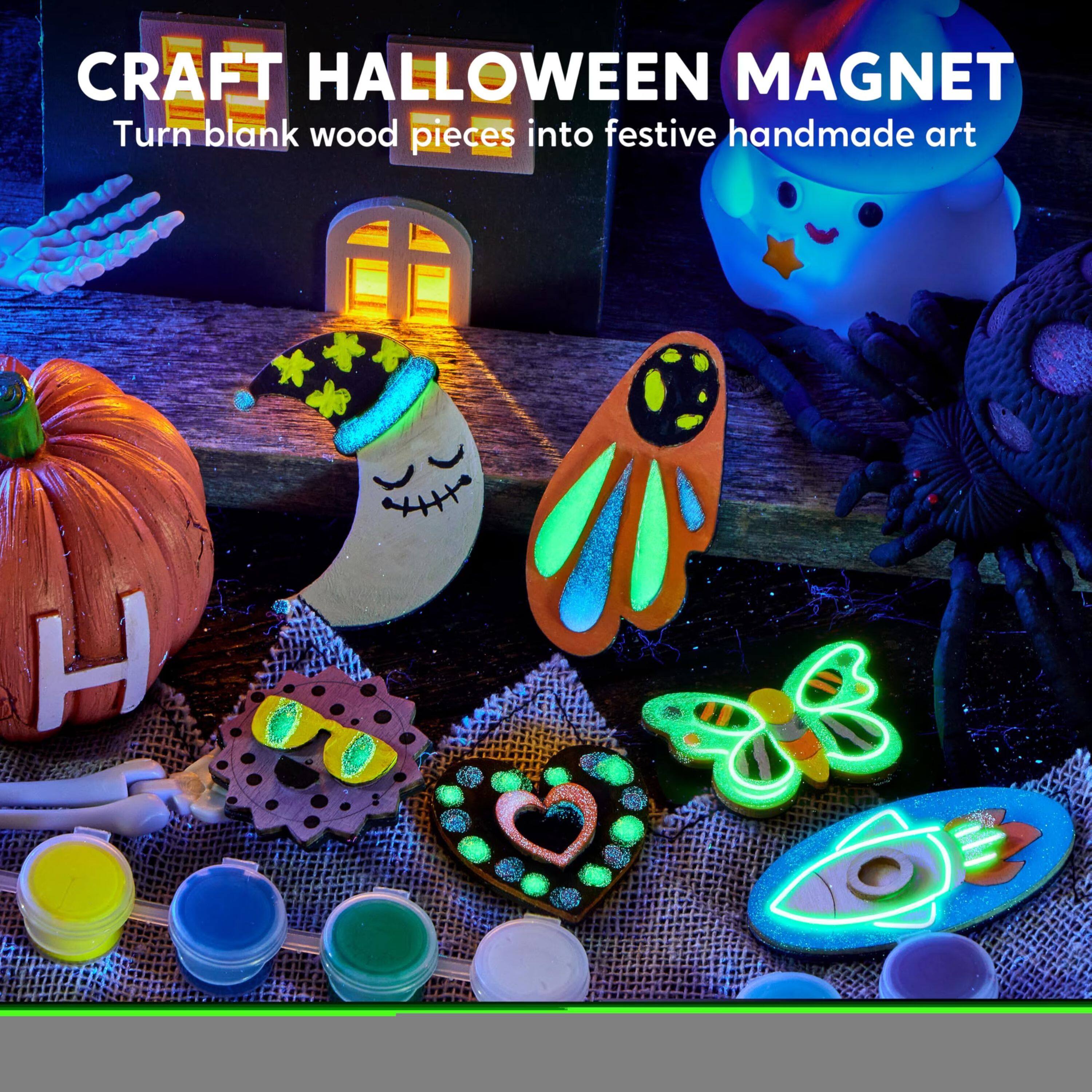 CRAFT HALLOWEEN MAGNET  
Turn blank wood pieces into festive handmade art