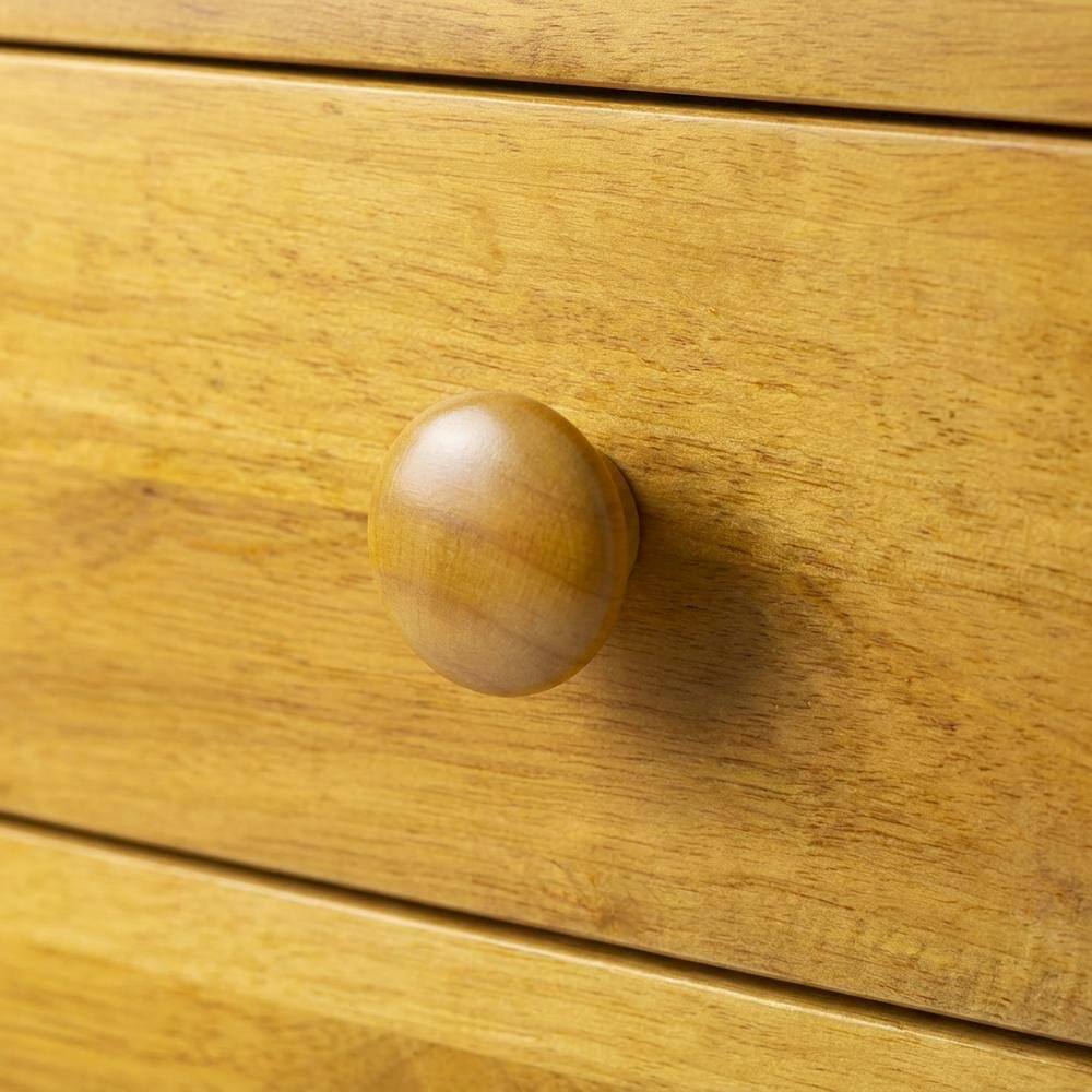 Alt View 2. FurniFact - Honey finish filing cabinet with transitional style and solid wood construction - Honey.