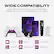 Wide Compatibility: Works with all devices including smartphones, tablets, game controllers, headphones, and more.
