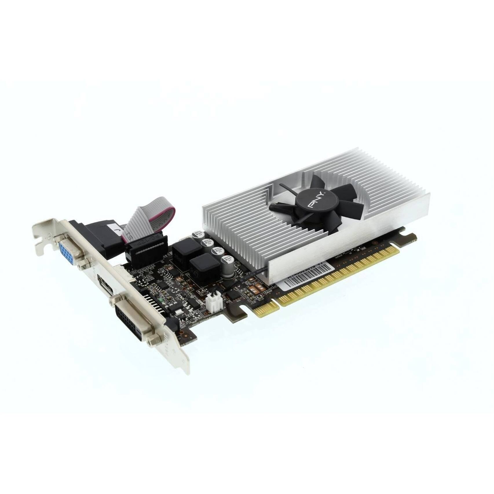 Angle. PNY - PNY GeForce GT 730 1GB GDDR5 PCI Express 2.0 x16 Low Profile Ready Graphics Card.