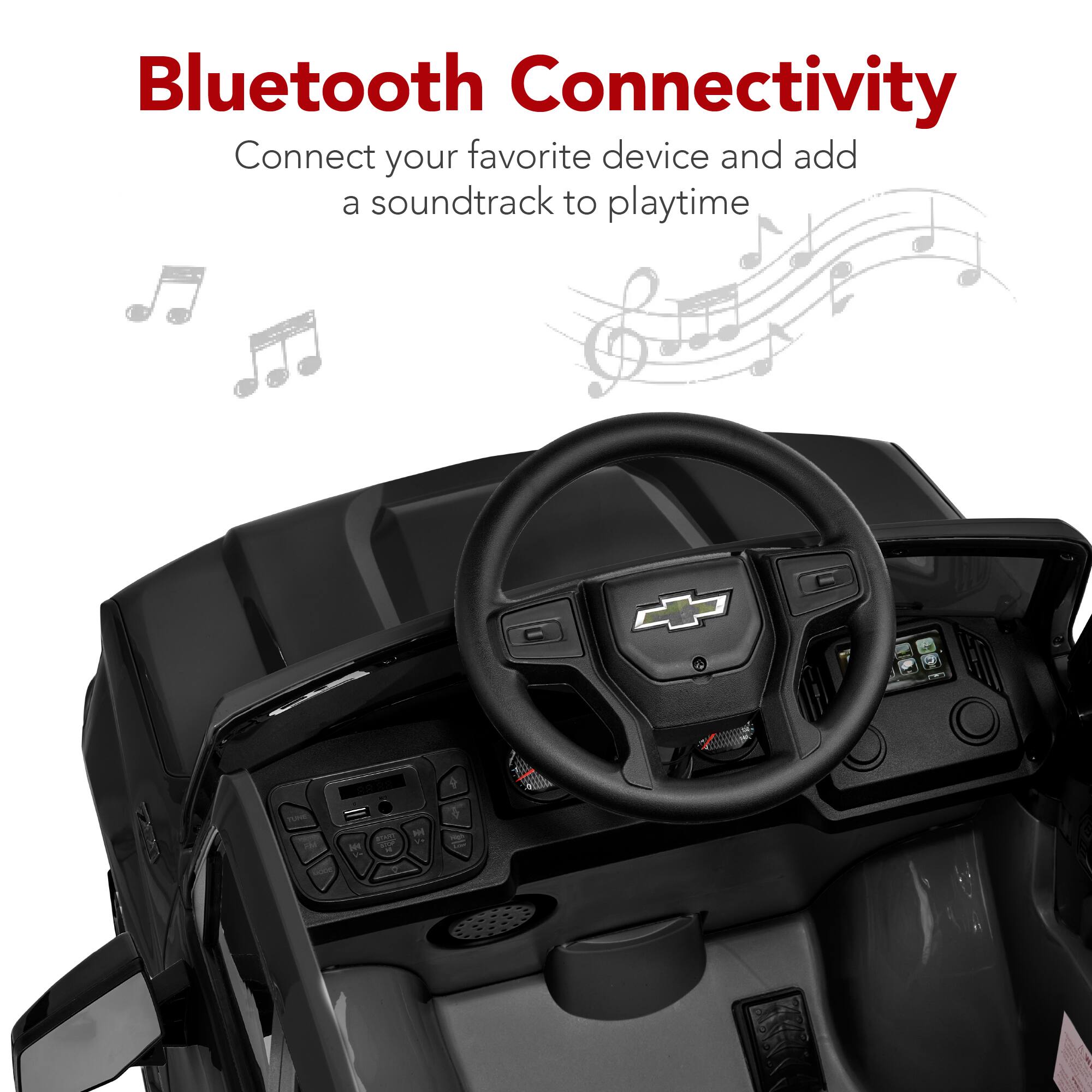 Bluetooth Connectivity

Connect your favorite device and add a soundtrack to playtime.