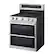 Alt View 6. LG - 30-in 7.3 Cu. Ft. Freestanding Double Oven Elec True Convection Smart Range w/ 5 Elements, Air Fry and UltraHeat 3.2 kW - Stainless Steel.