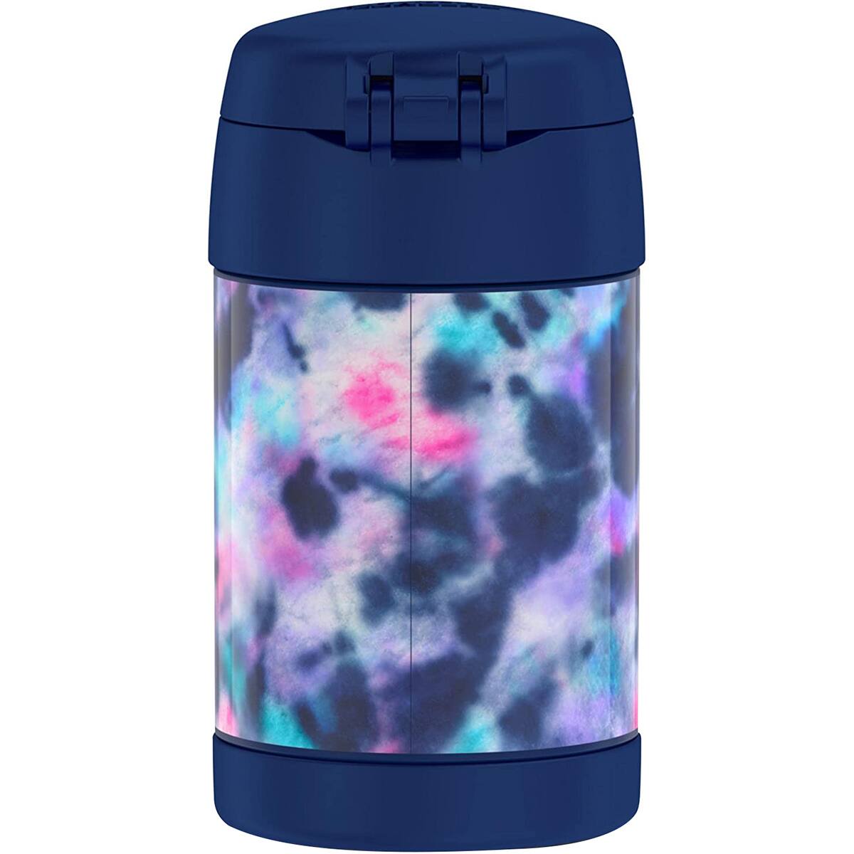 Alt View 1. Thermos - Thermos 16 oz. Kid's Funtainer Stainless Steel Insulated Food Jar - Tie Dye - Tie Dye.