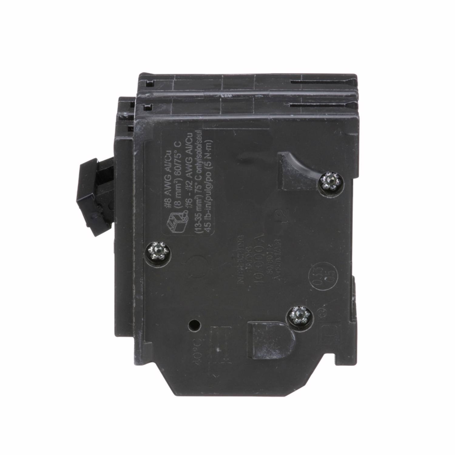 Al/Cu AWG #8 (18 mm²) (60/75 C)
Al/Cu only/solo/seul AWG C -#2 75 #6 mm²) (13-35 40C) (5 N-m) 45 lb-in/pulg/po
INTERRUPTING JANG
V 000 10
POLSONS
R/ COLIC/TIVE
033