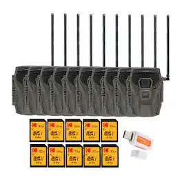 Bundle - Wildgame Innovations - Terra XT 3.0 Cellular Trail Camera (10-Pk) with Accs