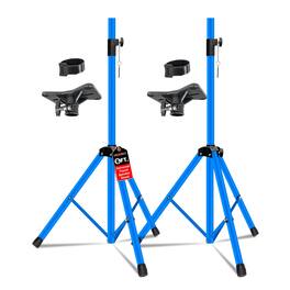 5 CORE - 5Core Speaker Stand Pair Tripod Tall Adjustable 72 Inch DJ Studio Monitor Stands-SS ECO 2PK SKY BLU WoB - Sky Blue