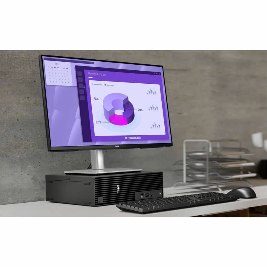 Dell Pro Slim QCS1250 Desktop Computer Intel Core Ultra 5 235 vPro