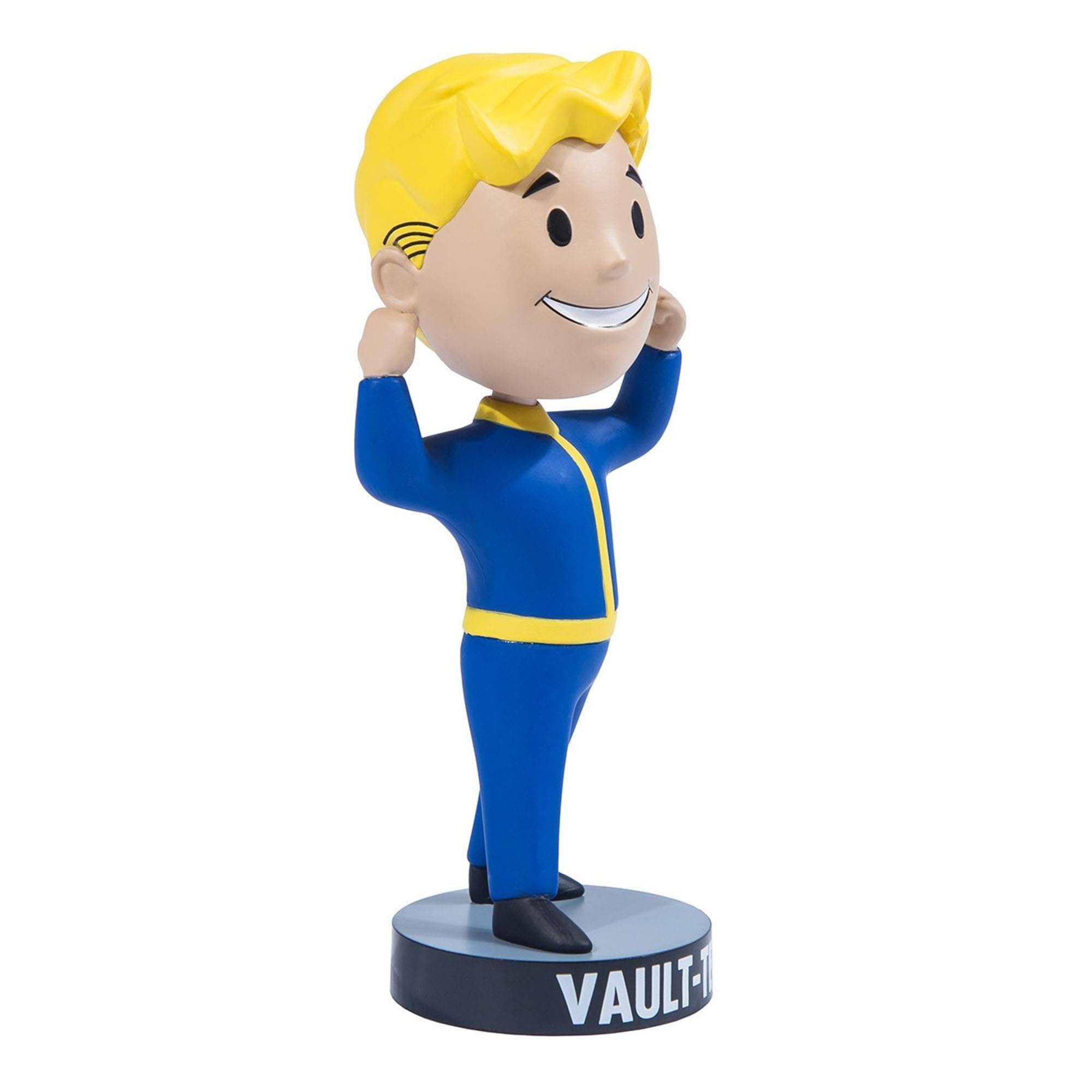 Alt View 2. Gaming Heads - Fallout 76 Series 1 Vault Boy 5 Inch Bobblehead | Strength - Multi-Colored.