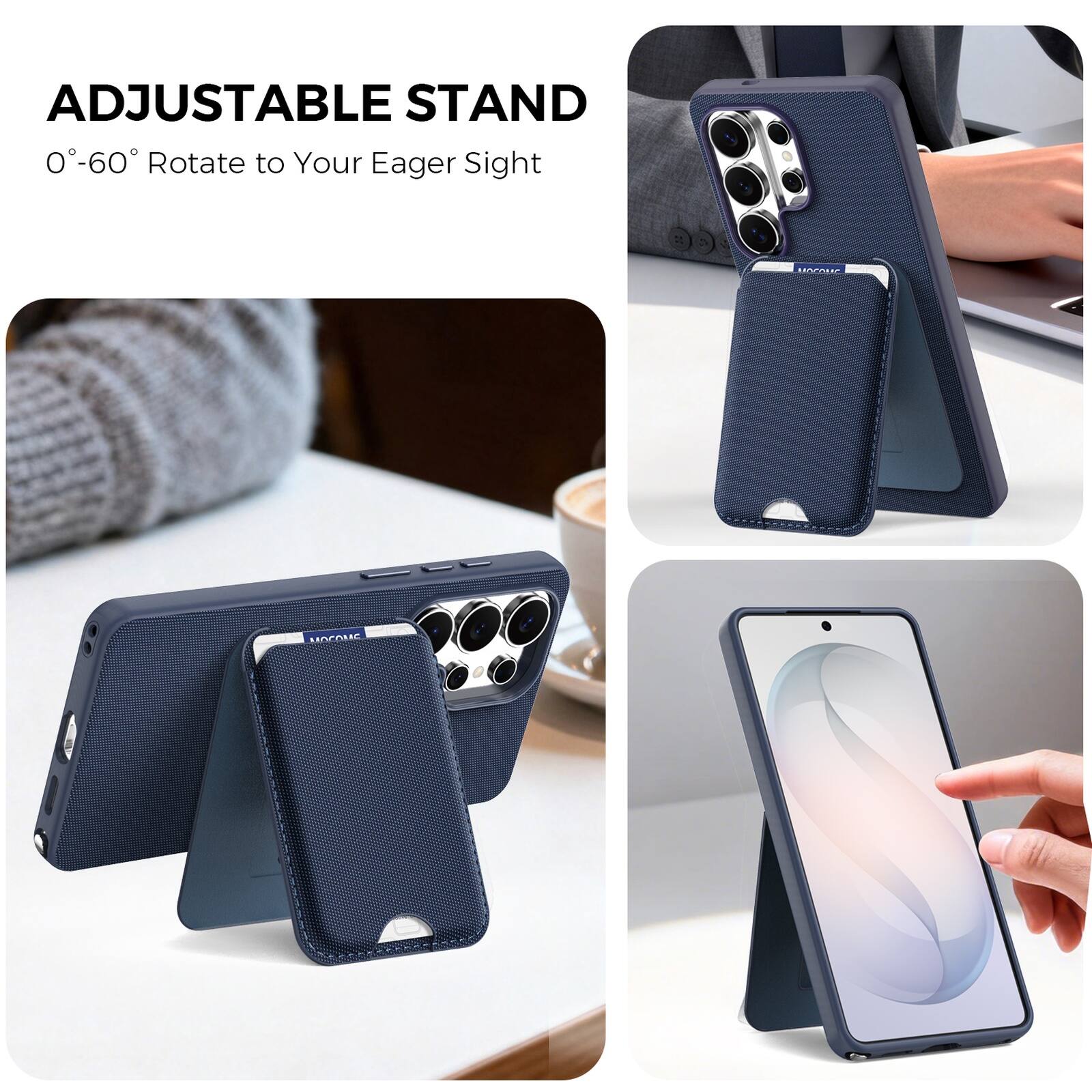 ADJUSTABLE STAND  
0°-60° Rotate to Your Eager Sight