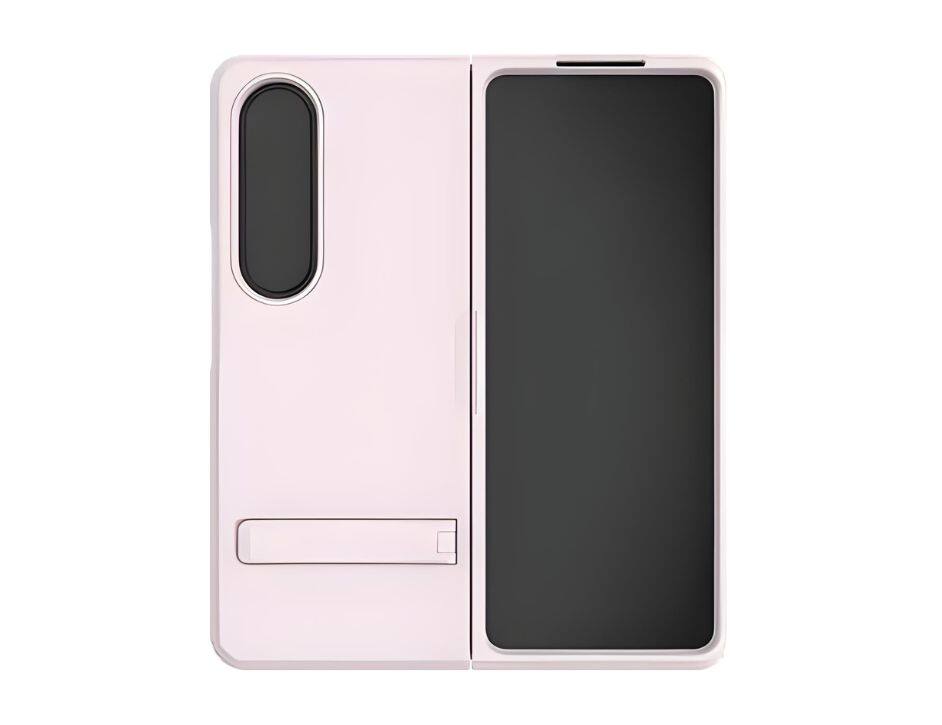 Front. Body Glove - Body Glove Kickstand Case for Samsung Galaxy Z Fold4 - Pink.