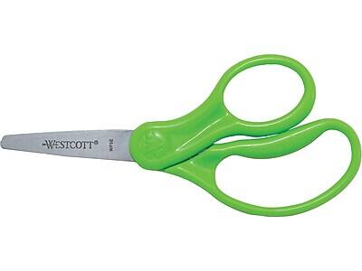 Alt View 1. Westcott - Value Line 5" Stainless Steel Kid's Scissors, Pointed Tip Colors - Assorted.