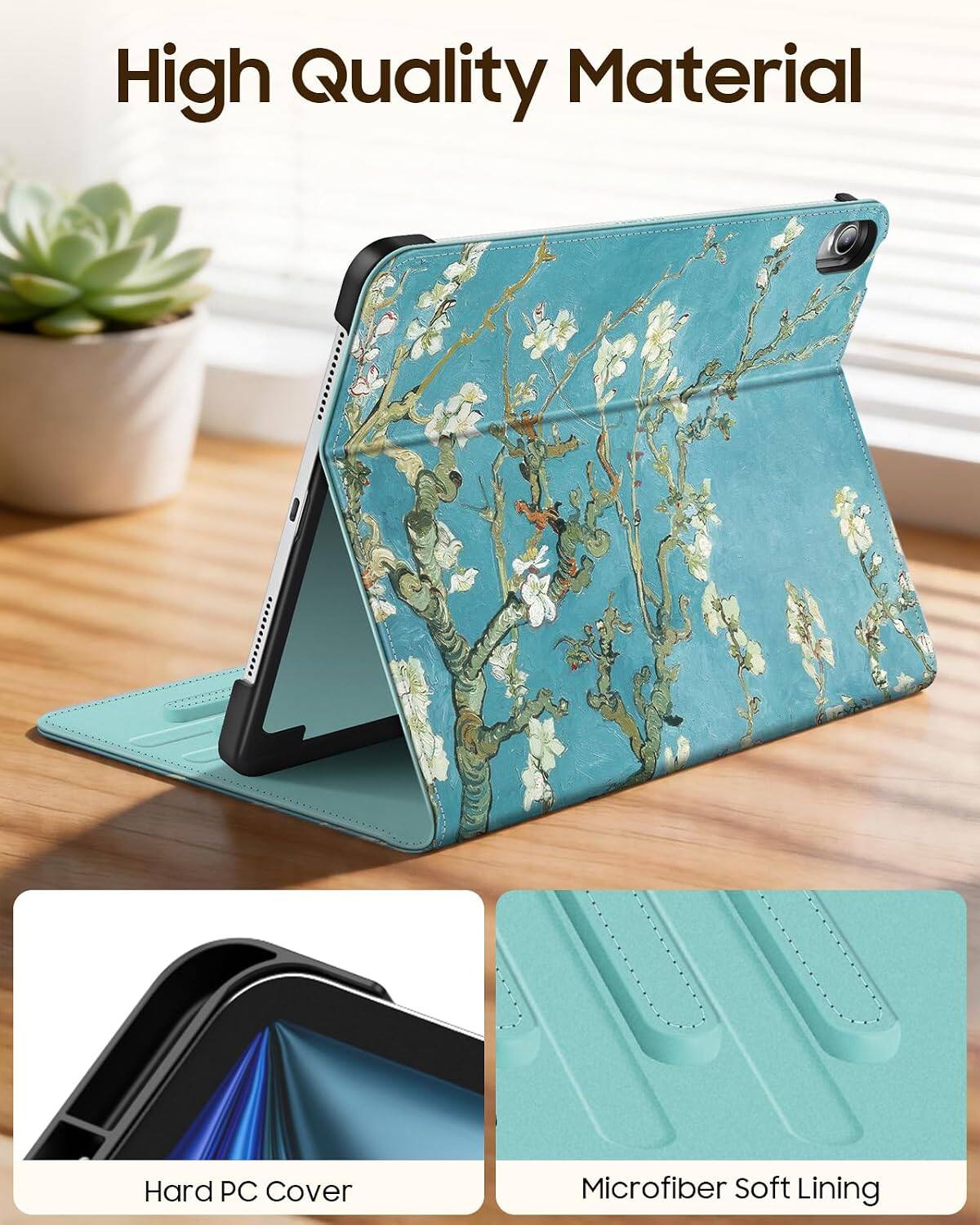 High Quality Material  
Hard PC Cover  
Microfiber Soft Lining