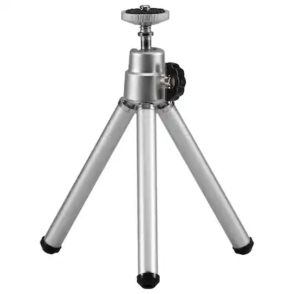 Front. GPX - GPX Phone Tripod with 2-Section Legs and Ball Head, TPD067S.