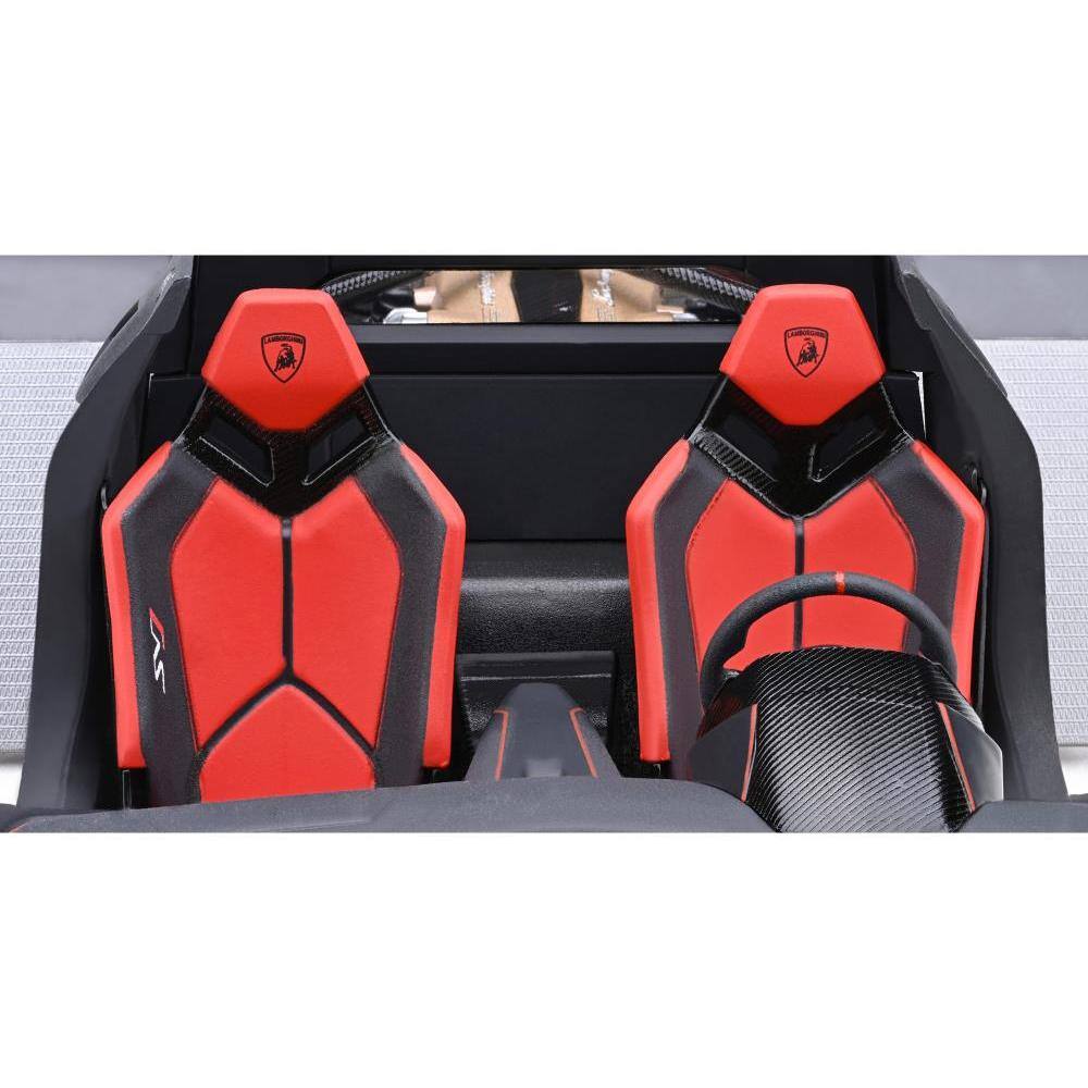 Back. Autoart - Lamborghini Aventador SVJ Nero Nemesis Matt Black 1/18 Model Car by Autoart - Matt Black.