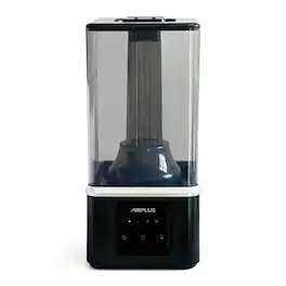 Airplus - 1.1 Gal. Black Ultra Fine Water Mist Ultrasonic Desktop Humidifier and Fragrance Diffuser Up to 450 sq. ft.