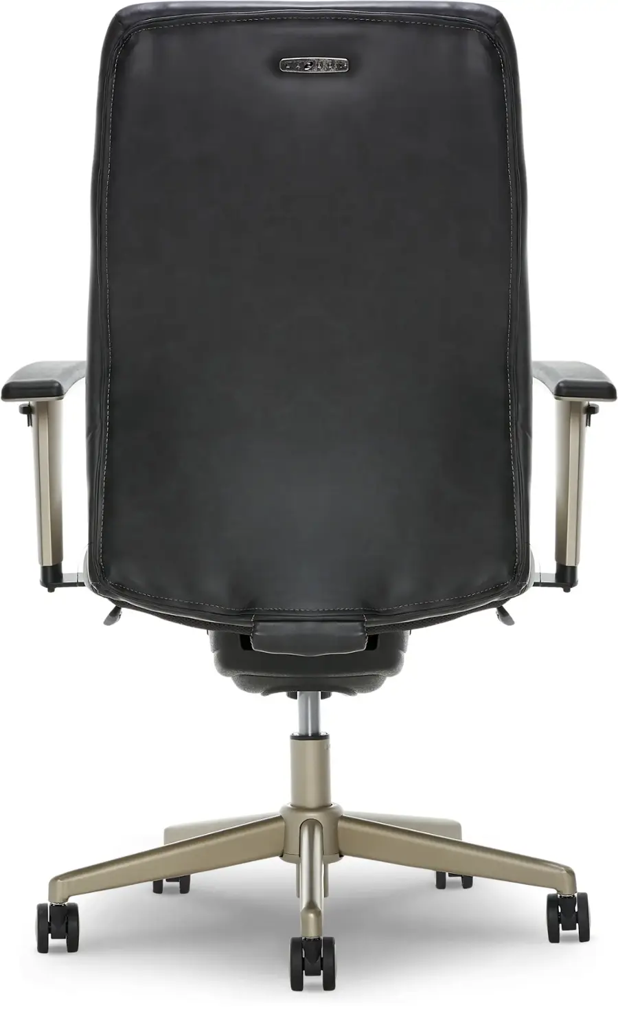 Alt View 19. La-Z-Boy - Baylor Modern Bonded Leather Executive Chair - Black - Bonded Leather.