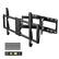 Front. Perlesmith - Full Motion Articulating TV Wall Mount for 42"-90" Flat Screen TVs, 150lbs Capacity - Black.