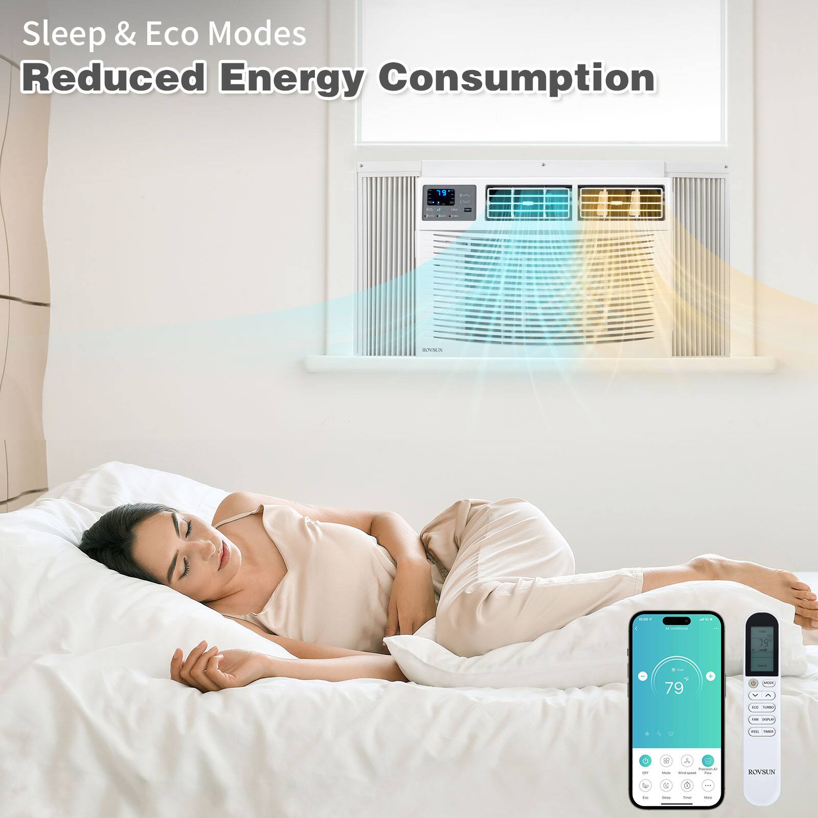 Sleep & Eco Modes  
Reduced Energy Consumption