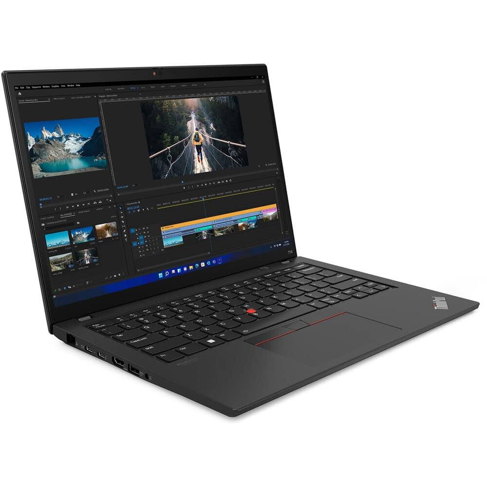 Angle. Lenovo - Lenovo ThinkPad T14 Gen 3, 14" WUXGA, Intel Core i7-1260P, 16GB|512GB, W11P - Black.