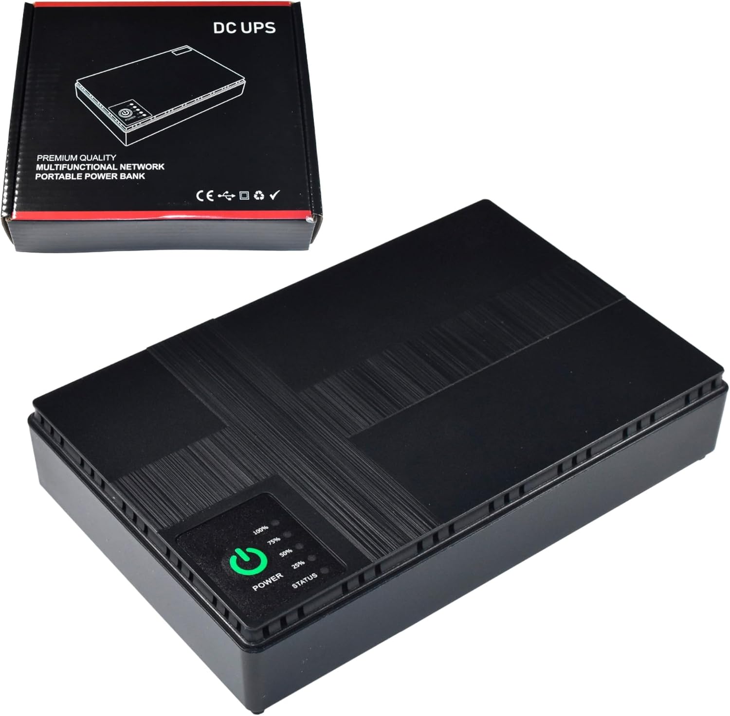 DC UPS  
PREMIUM QUALITY  
MULTIFUNCTIONAL NETWORK  
PORTABLE POWER BANK  
CE 100% 79% 10% 23% POWER STATUS