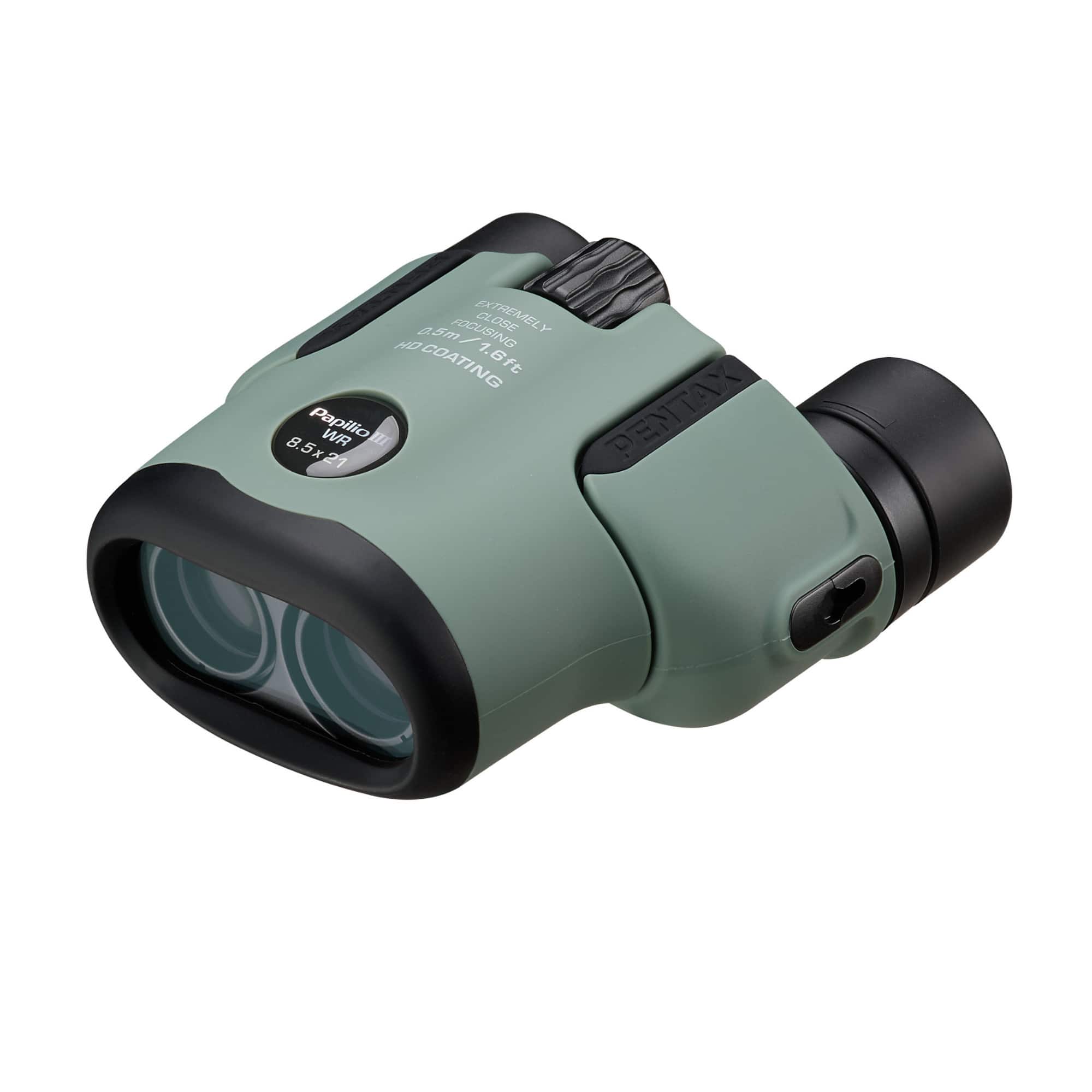 PENTAX - Papilio III 8.5x21 WR Binoculars with HD Coated 50cm Close Focus (Olive)