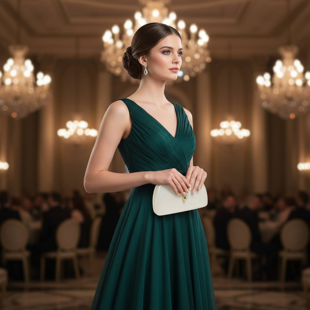 Alt View 2. ZUQIETA - ZUQIETA Women's Glitter Clutch with Snake Closure - Evening Handbag for Party, Prom & Wedding - White.