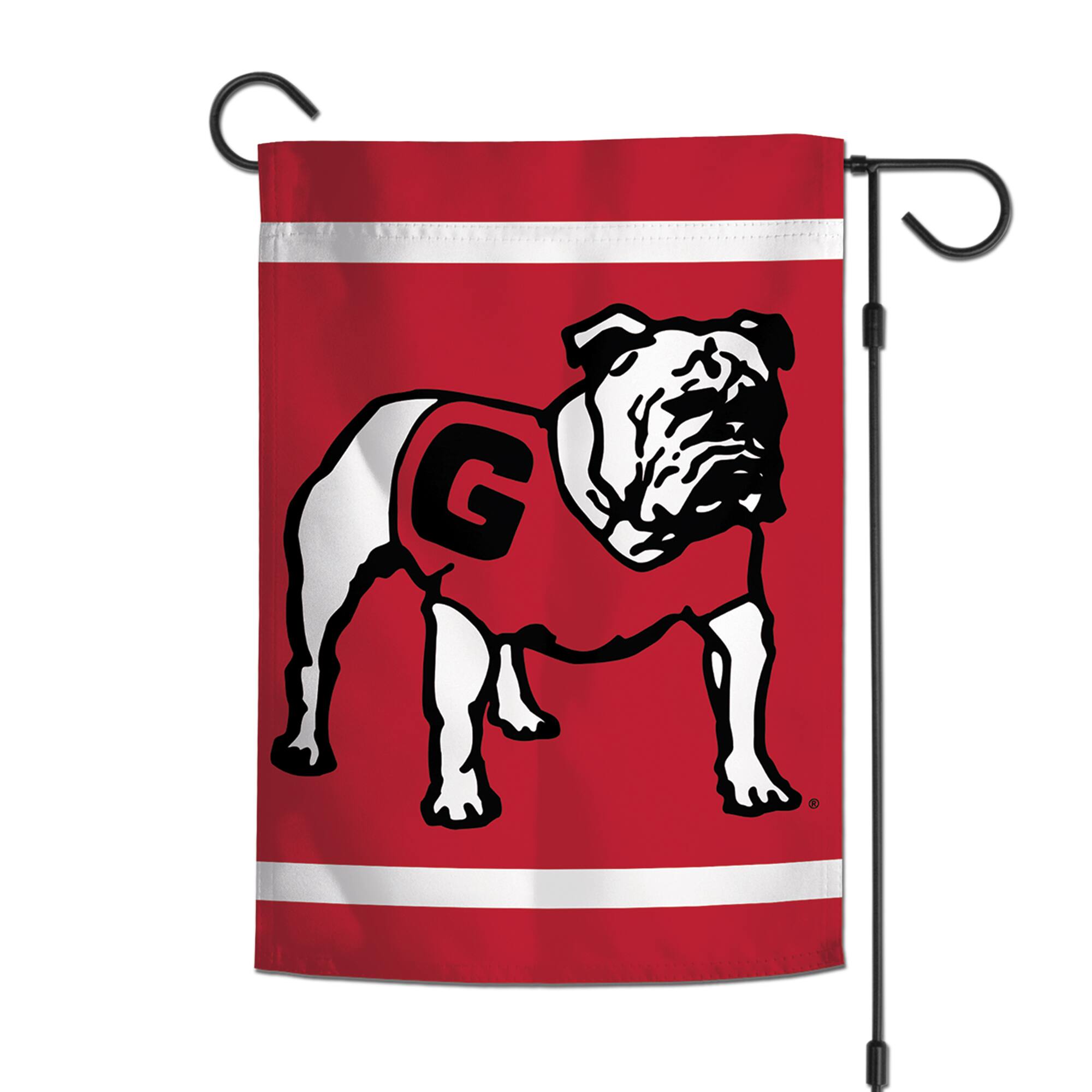 Alt View 1. WinCraft - Georgia Bulldogs 12'' x 18'' Double-Sided College Vault Garden Flag - Multicolor.