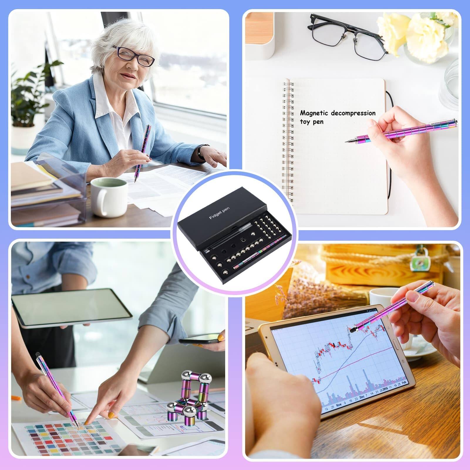 Magnetic decompression toy pen

Fidget pen