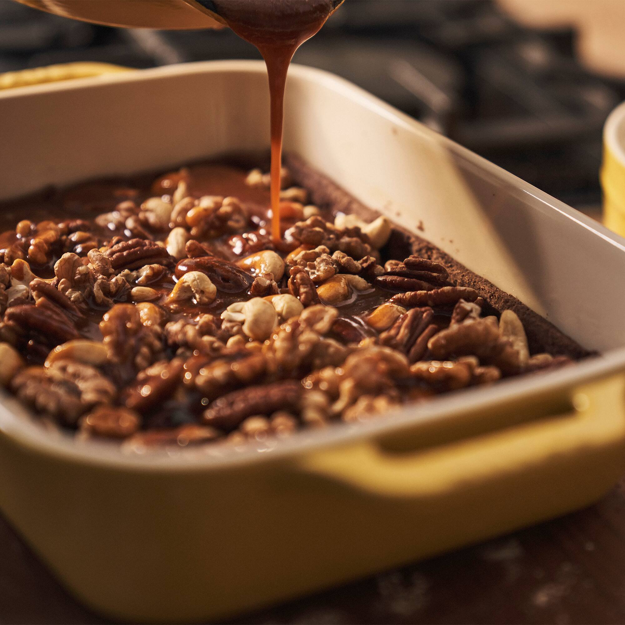 Alt View 4. Staub - Staub Ceramic Rectangular Baking Dish Set, Casserole Dish, 2-Piece, Citron - Citron.