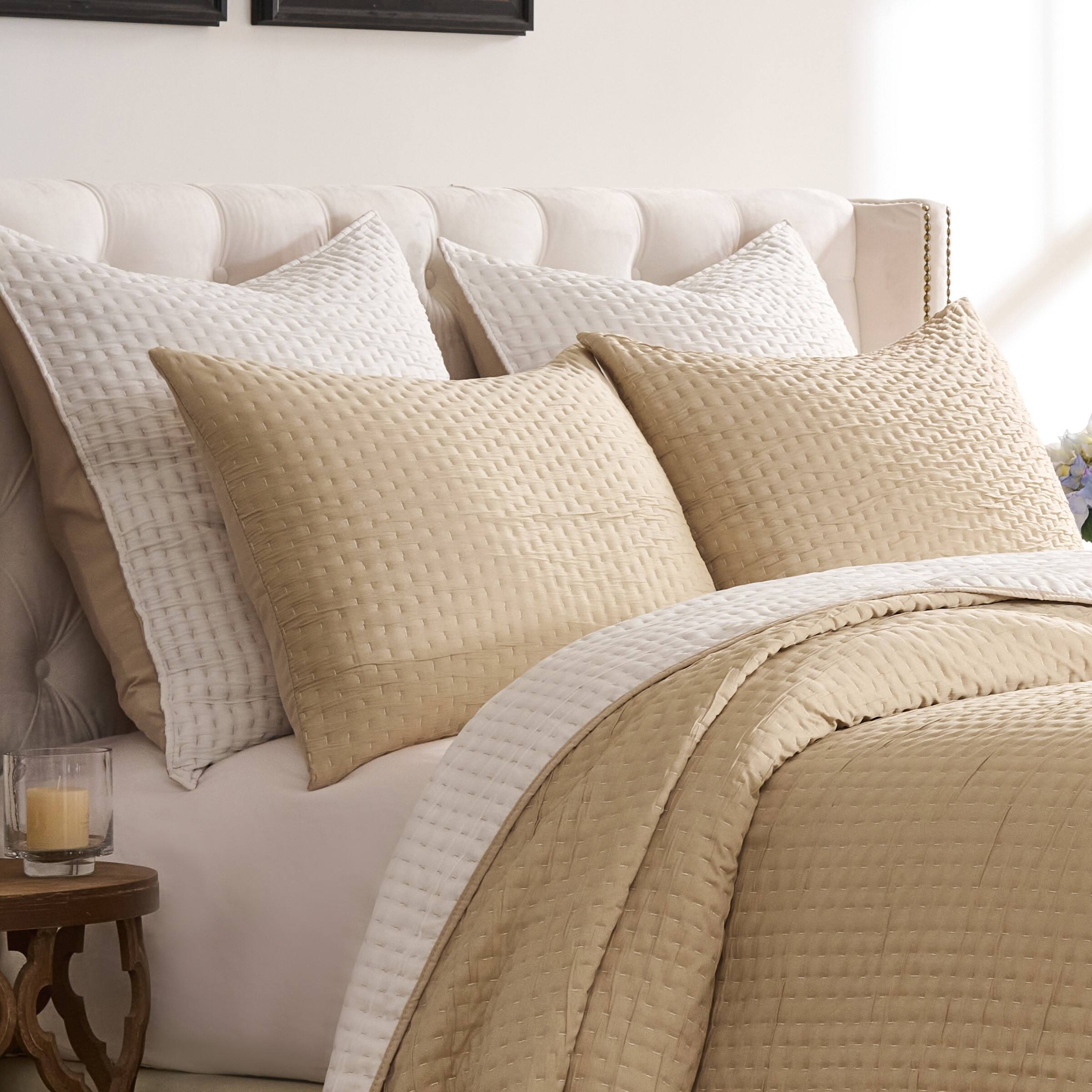 Angle. BreeBe - Homestead Natural Sham Standard - Natural.